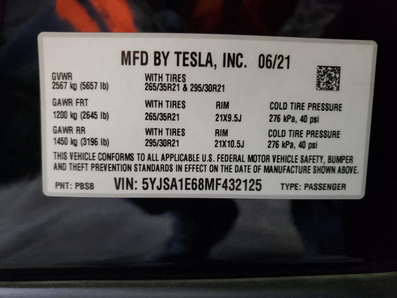 2021 Tesla #12