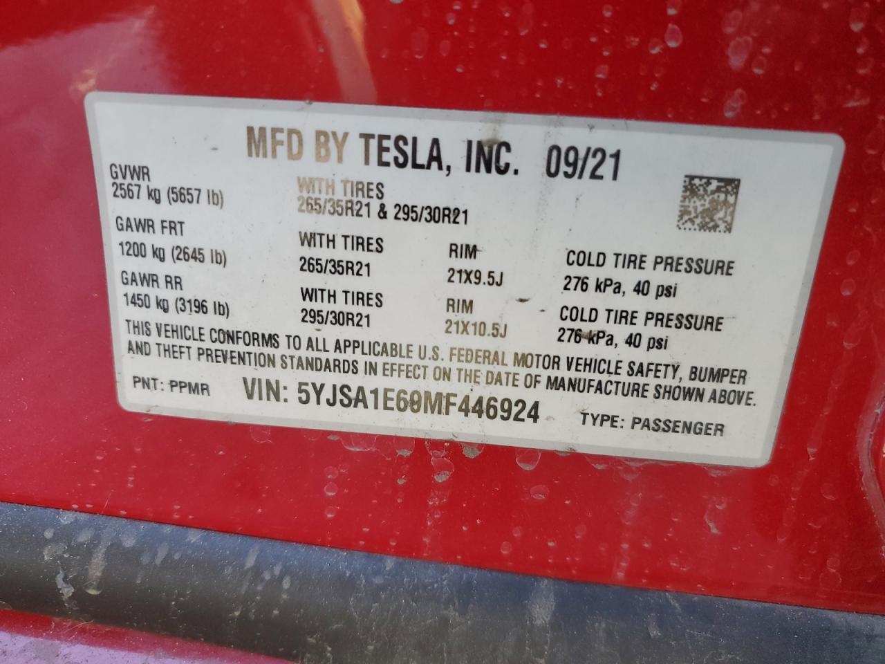 2021 Tesla #12