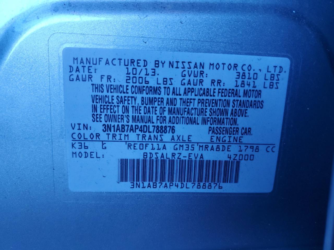 2013 Nissan #12