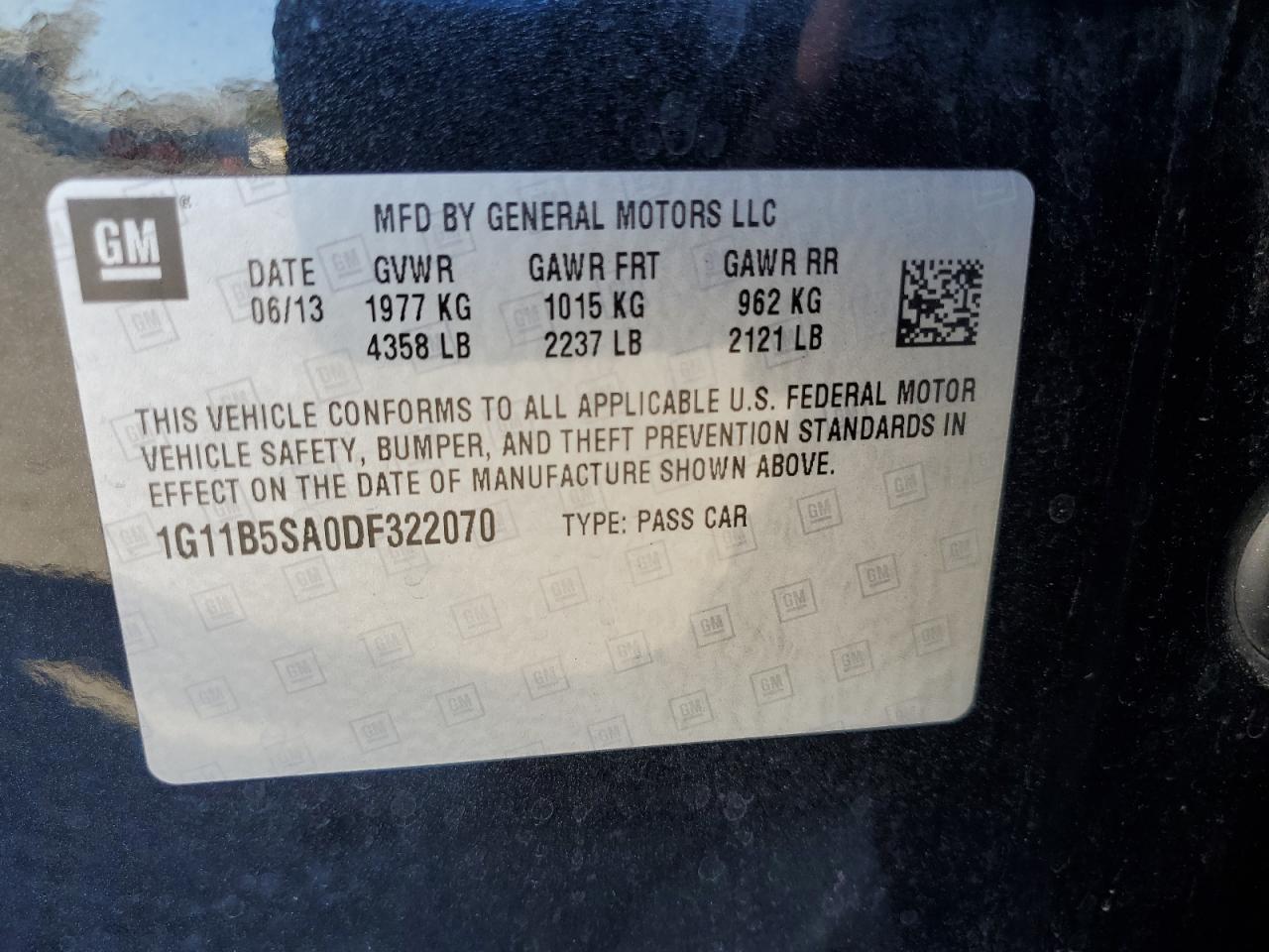 2013 Chevrolet #12