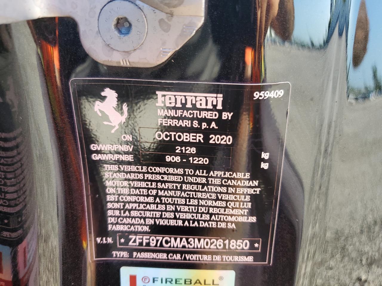 2021 Ferrari #13