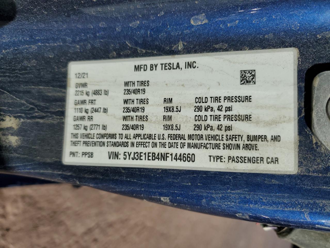 2022 Tesla #13