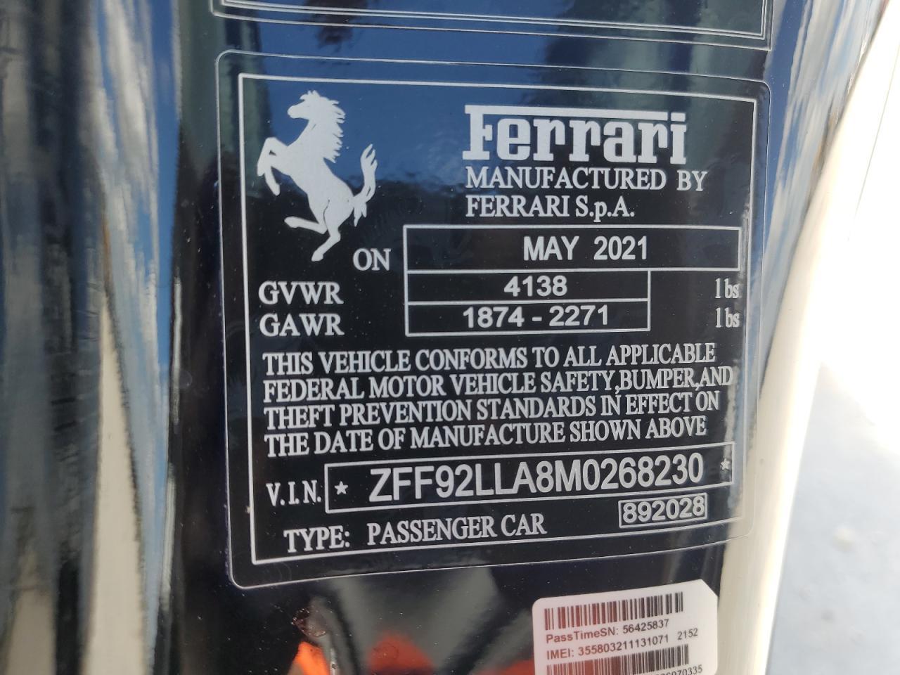2021 Ferrari #12