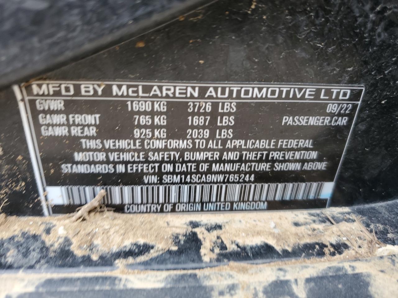 2022 McLaren #13