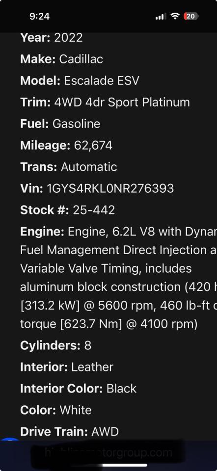 2022 Cadillac #10