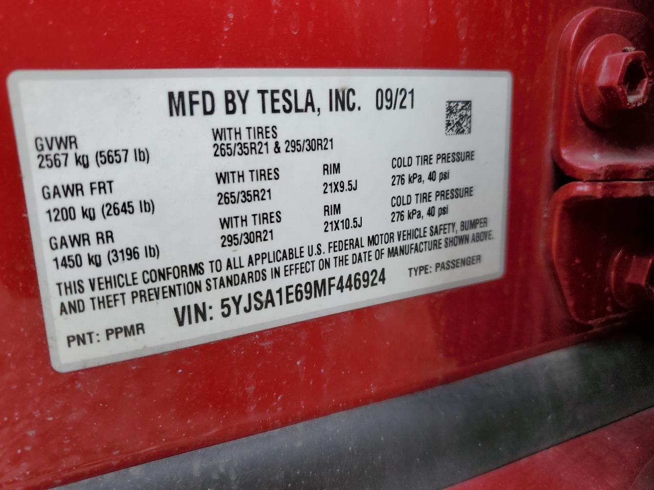 2021 Tesla #12