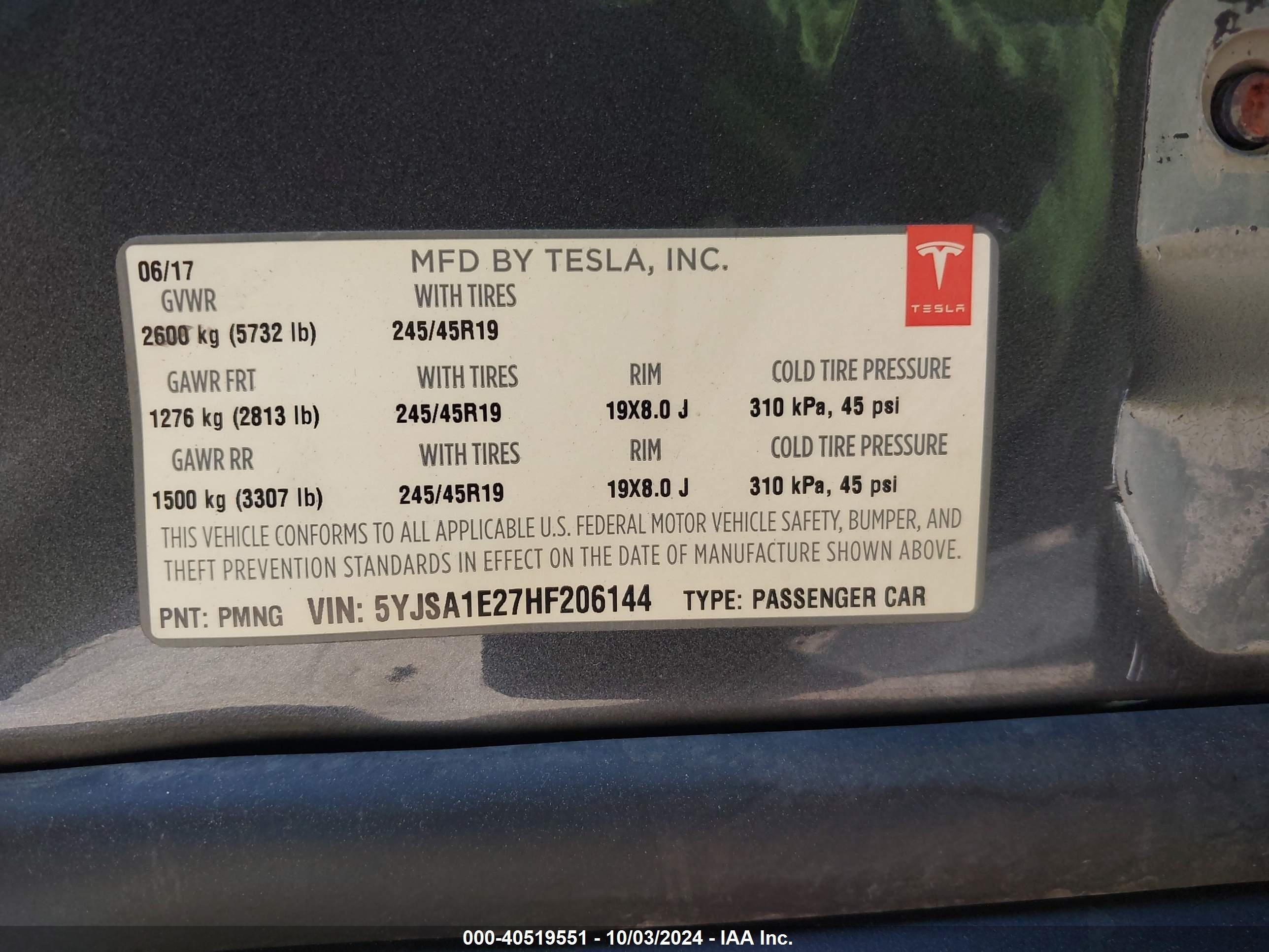 2017 Tesla #9