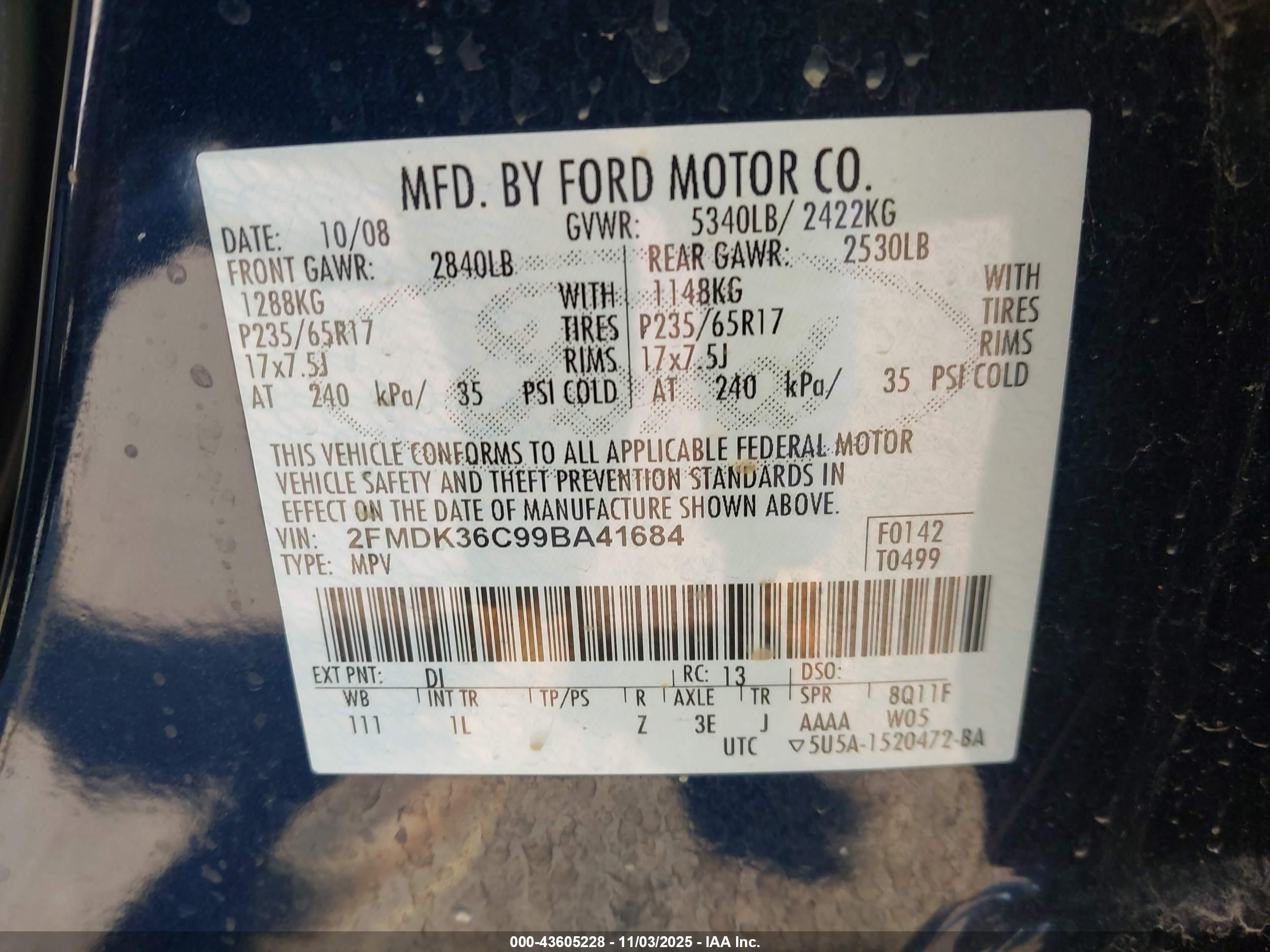2009 Ford #9