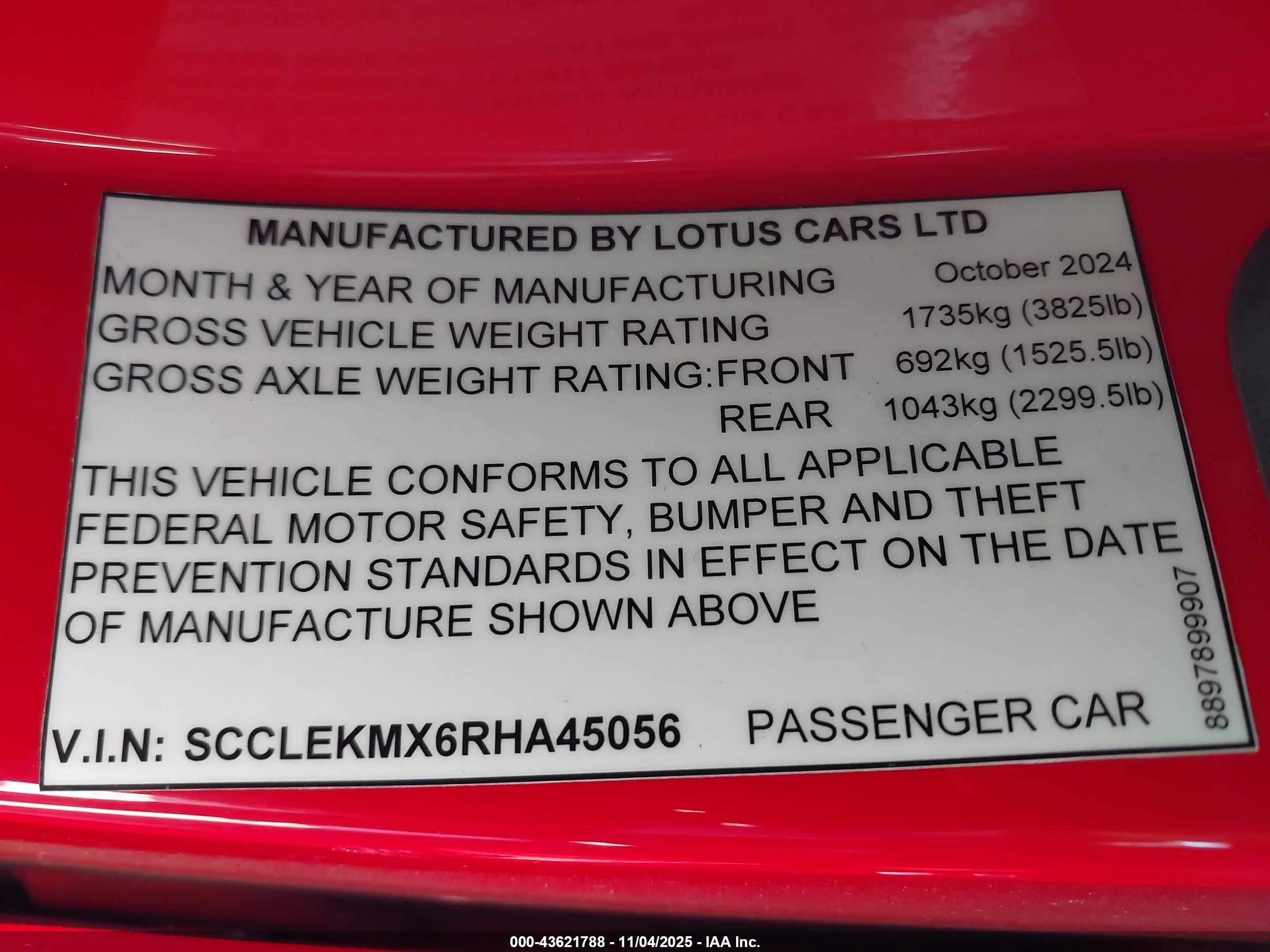 2024 Lotus #9