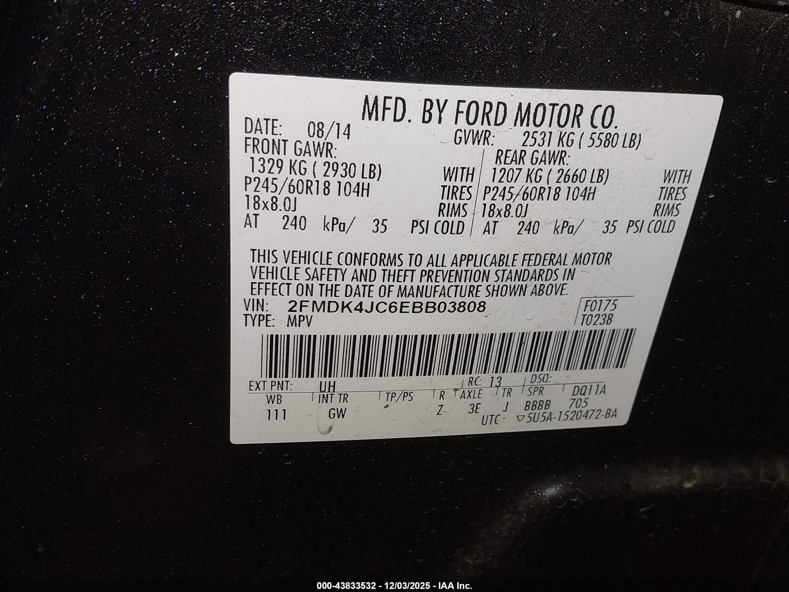2014 Ford #9