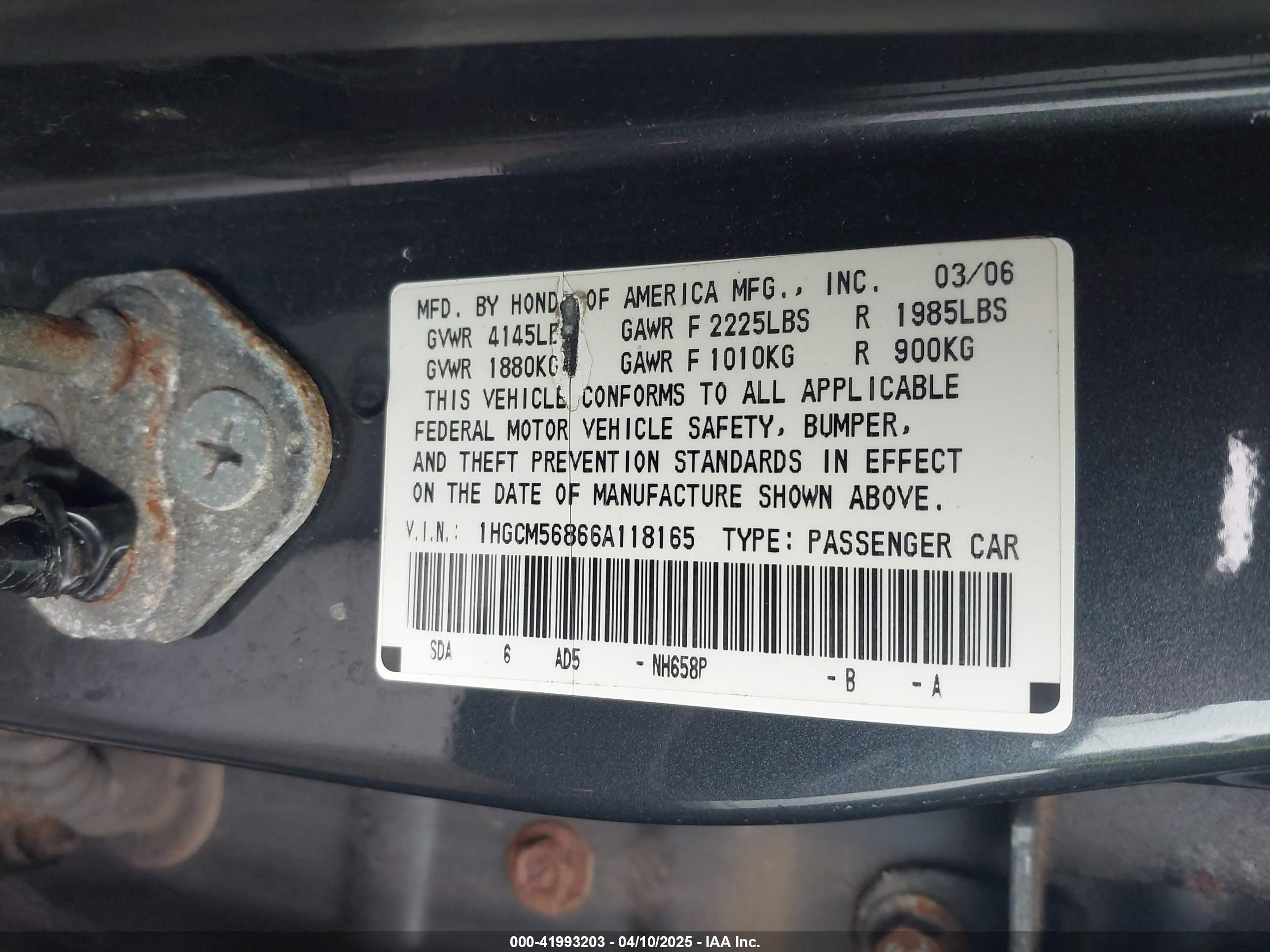 2006 Honda #9