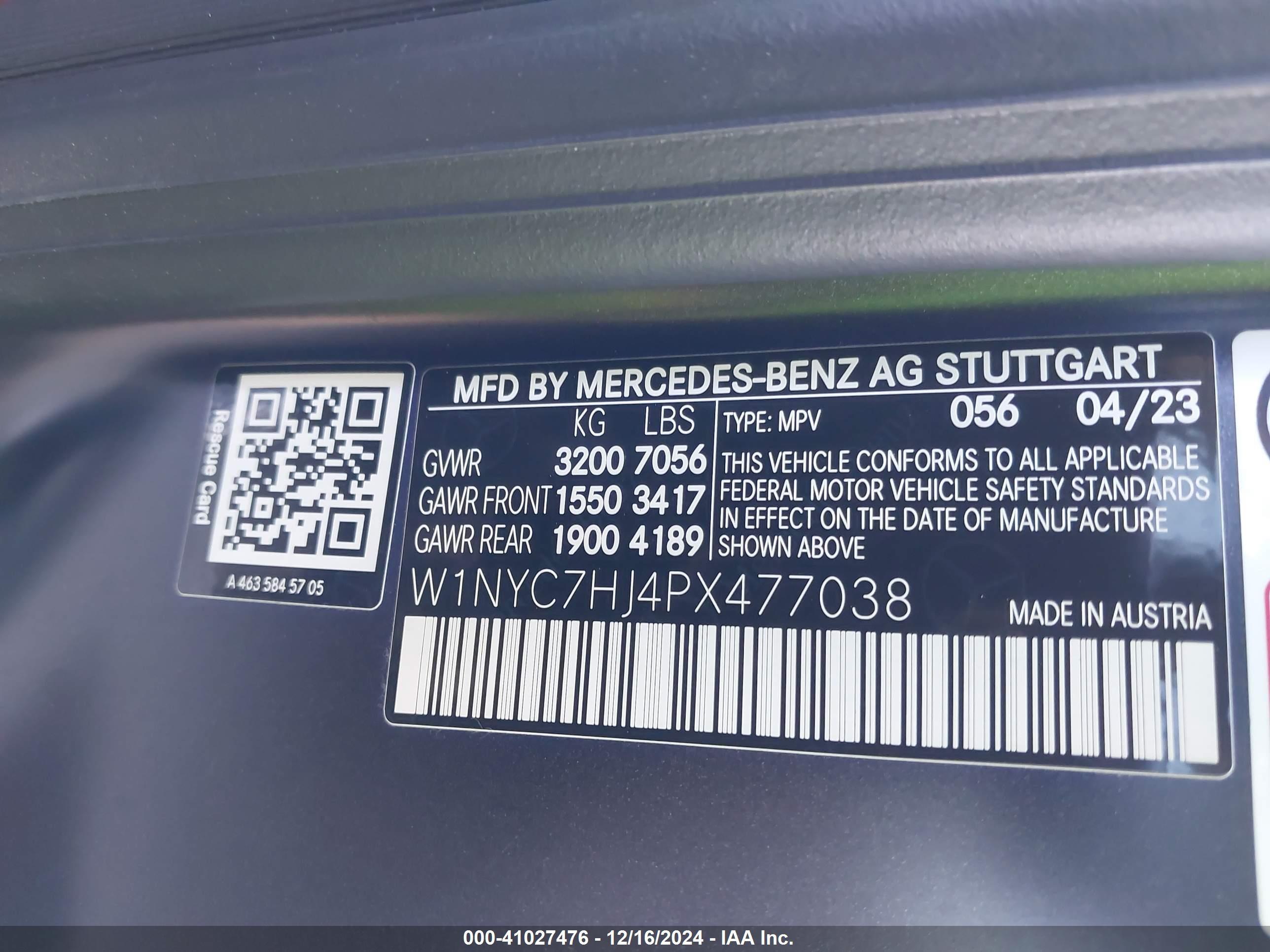 2023 Mercedes-Benz #9