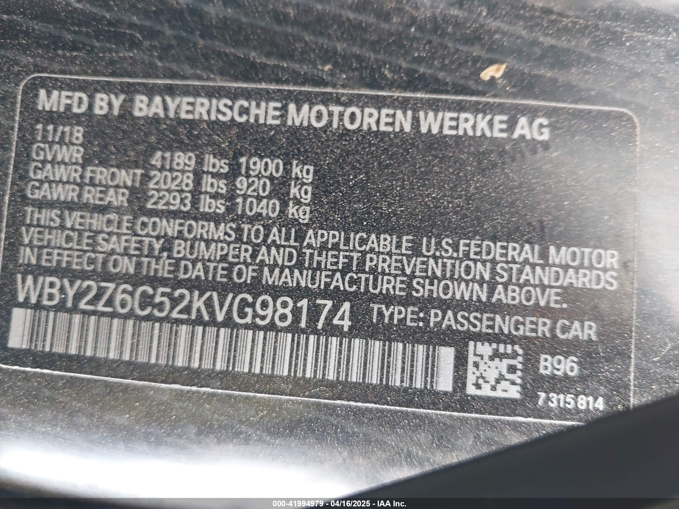 2019 BMW #9