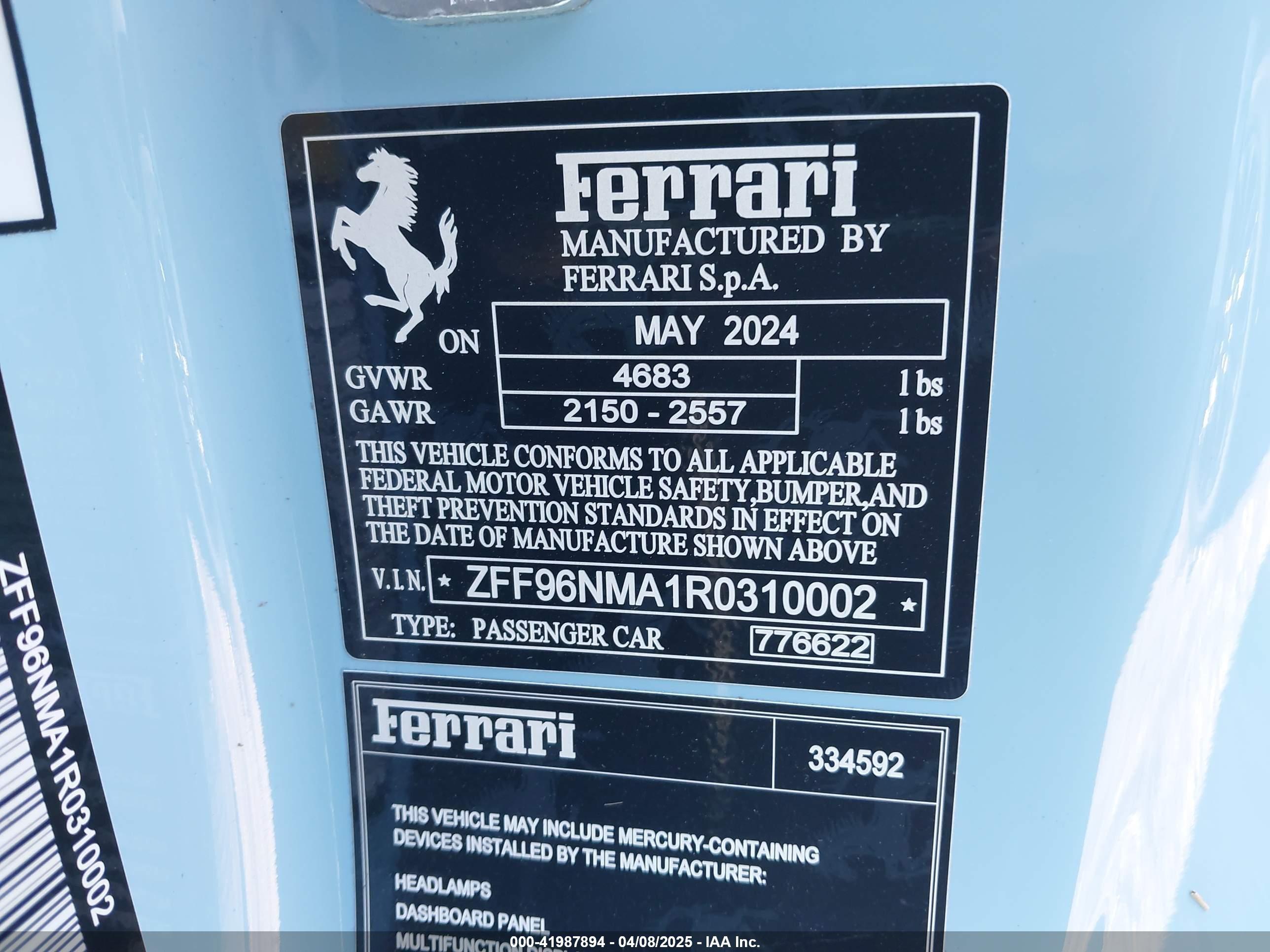 2024 Ferrari #9