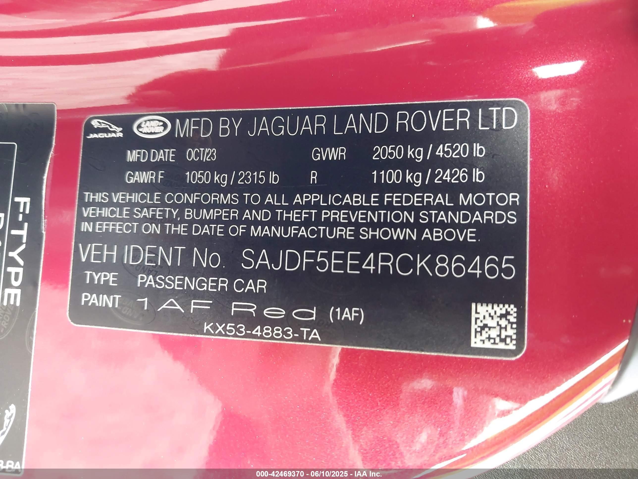 2024 Jaguar #9